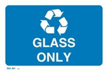 Recycle Glass Only Label 