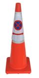 No Parking - Reflective Safety Cone Sleeve   
