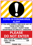 COVID-19 CORONAVIRUS ALERT