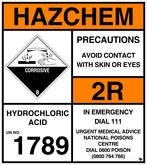 Hazchem Site & Storage Signs