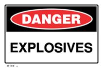 Danger - Explosives