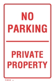 NO PARKING PRIVATE PROPERTY
