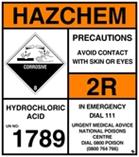 Hazchem Bulk Container Storage Sign - 1 Class