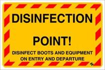 Disinfection Point Sign