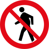 No Pedestrians